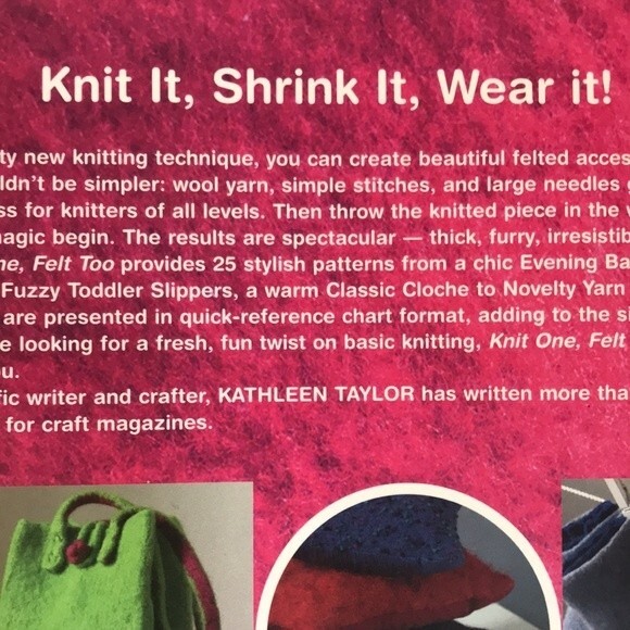 Knitting Book Knit One, Felt Too - Picture 7 of 12